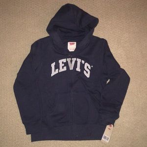 Levis Youth Zipup hooded sweatshirt. NWT